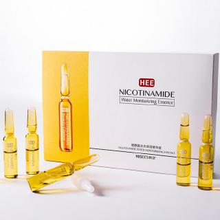 Hyaluronic Acid Ampoule Face Serum Shrink Pores Anti-Ance Nicotinamide Whitening Moisturizing 2mlX7
