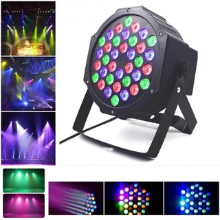 54W/36W /18W RGB LED Stage Lighting Flat Par Laser Projector Party Christmas Stage Light