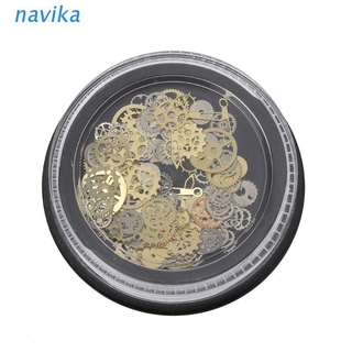 NAV 120Pcs Mixed Steampunk Cogs Gear Clock Charm UV Frame Resin Jewelry Fillings DIY epoxy resin color pigment transparent