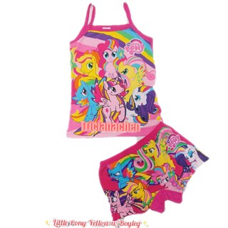 Sale! Character Terno My Little Pony Spagettie and Boyleg set Cotton For Girl kids weartricianachen