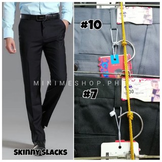 Skinny Cut Office Formal Slacks for Men size 28 to 40 waistline (with Sizes)