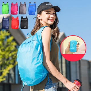 20L Waterproof Bag Foldable Sports Bag Travel Bag Outdoor Skin Ultralight Bag Backpack Men and Women Hiking Ultra-thin Backpack
