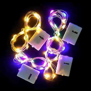 [COD/Ready]2M 20L LED Light String Lights Fairytale Copper Wire Battery Operated Decorative Lights TCH