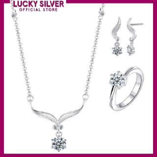 Lucky Silver Italy 92.5 Silver Ladie's Set S04 (1)