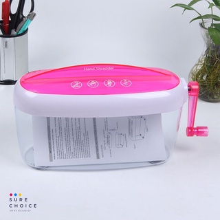 ✓❣A4 or A6 Manual Hand Paper Shredder for School Office and Home Use