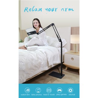 360 Rotation iPad Stand Floor Air Bedside Lazy Multifunctional Holder Lazy Arm Universal Aluminum