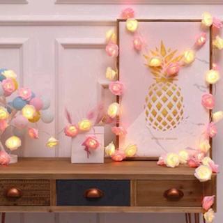 20 LED Rose Flower Romantic Fairy String Light Wedding Festival Party Home Decor