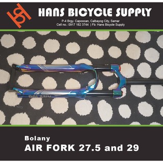 BOLANY Air Fork Oilslick 120mm 27.5/29 Air Suspension Front Fork MTB