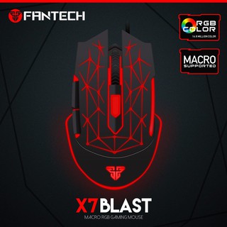 Fantech x7 Blast Programable Macros RGB Gaming Mouse