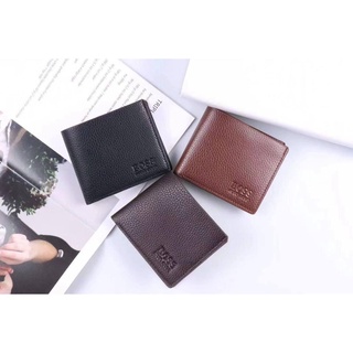 Men's Leather wallet Gift Wallet Premium Synthetic Leather bi-fold wallet w/ zipper COD New arrival