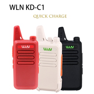 WLN KD-C1 KDC1 Walkie Talkie UHF 400-470 MHz MINI Handheld Transceiver 2 Way CB Radio Ham
