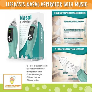LifeBasis Nasal aspirator with music