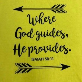 Bible Verse Unisex T-shirts - Where God Guides, He Provides