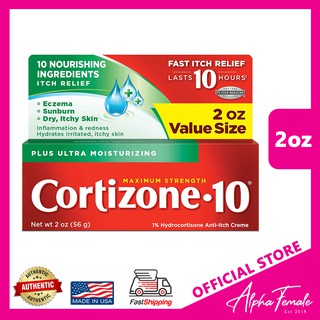 Cortizone 10 Plus Ultra Moisturizing Hydrocortisone Anti-Itch Cream for Itch from Rashes, Eczema