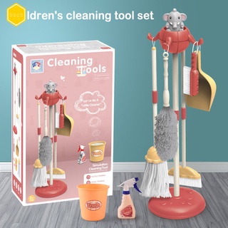 Kids Cleaning Set Toys for Toddlers Play Housekeeping Supplies Kit for Boys and Girls Complete With Broom, Mop