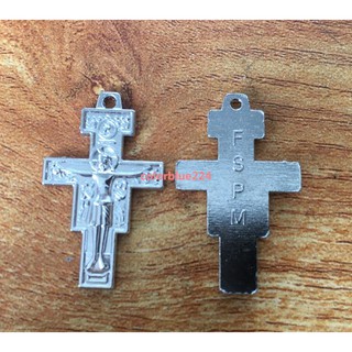 Catholic Jesus icon bitter image cross pendant Eastern Orthodox Jesus triple cross pendant necklace pendant gift cc027