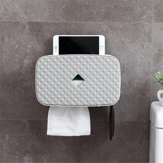 Self-Adhesive Wall Mount Toilet Paper Roll Tissue Box Holder Bathroom