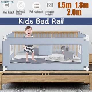 HHJKU888☈✽Children's Bed Barrier Fence Safety Guardrail Security Foldable Bed Adjustable Kids Rails