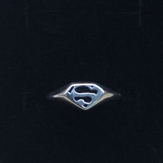 Italy 925 silver superman style Adjustment baby ring