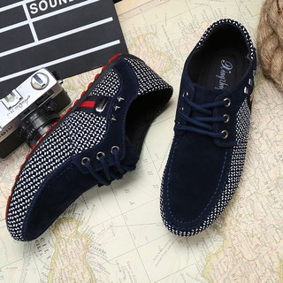 ◄♗❀Men s shoes spring and summer men s casual shoes lace-up style light and breathable fashion men s