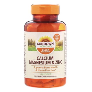 Sundown Naturals, Calcium Magnesium & Zinc, 100 Caplets (1)