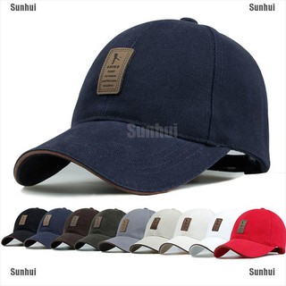 2016 Golf Logo Cotton Baseball Cap Sports Golf Snapback Outdoor Simple Solid Hats For Men