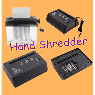 Portable Paper Shredder Paper Cutting Machine Office Tool (1)