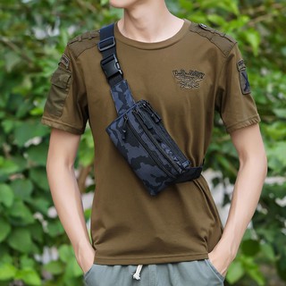Tactical Waist Bag Men s And Women s Outdoor Bag Leisure Multi-Function Cross Chest Bag Camouflage S