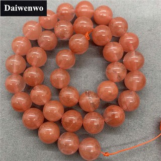 Watermelon Red Beads 4-12mm Round Natural Loose Stone DIY
