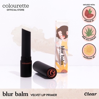 Colourette Blur Balm in Clear [lipstick, lip primer, lip moisturizer, lip balm, makeup, cosmetics]