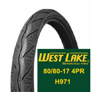 Westlake 80/80-17 4PR Tubeless H971 Motorcycle Tire（Free tire sealant+Pito）