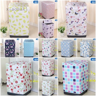 Home Full Automatic Washing Machine Cover Protective Cover Zippered Dustproof Sunscreen Waterproof