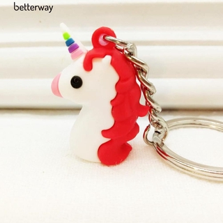 Better Cute Rainbow Unicorn Keychain Favor Bag Ornament (3)