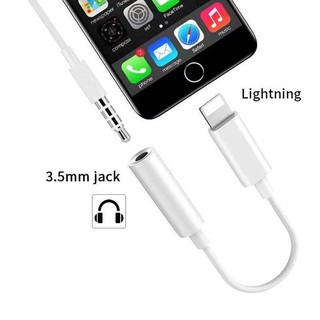 Lightning Adapter Audio Cable 3.5mm Aux Earphone Jack Connector For Iphone (1)