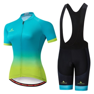 Pro Women Cycling Jersey Set 2020 Summer Bike Clothes MTB Ropa Ciclismo Bicycle Uniforme Maillot Breathable Quick Dry Pad
