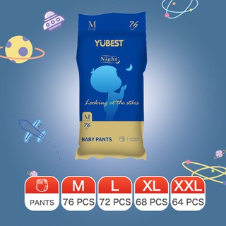 Yubest Baby Night Pants Diapers Newborn Medium Size Bundle Pack