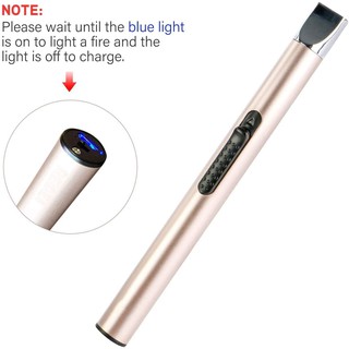 REIDEA Electronic Candle Lighter Arc Windproof Flameless USB Rechargeable Lighter with Safe Button f (3)
