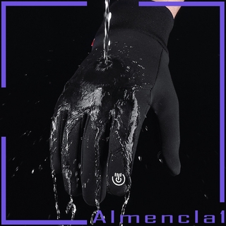 [ALMENCLA1] Winter Warm Gloves Waterproof Anti-slip Thermal Fleece Touch Screen Glove