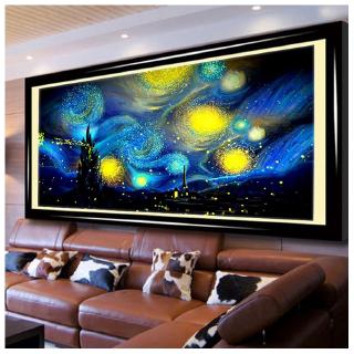 Starry Night"Diamond Embroidery,Full,5D,DIY,Diamond Painting,Cross Stitch Home Decoration (4)
