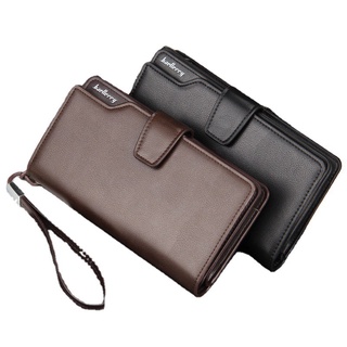 Clutches✁Baellery Authentic Wallet Clutch Bag Style Long Wallet for Men and Women made of PU Leather (1)