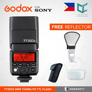 Godox TT350S Mini Thinklite TTL Flash for Sony Cameras TT350 w/ FREE DIFFUSER / REFLECTOR