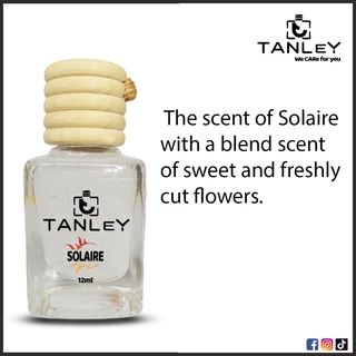 Tanley12ML Hanging Diffuser Car and Room Air Freshener Car Air Freshener Aircon scent Solare Perfume
