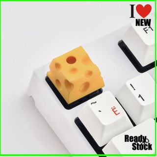 Mechanical Keyboard Unique Keycap Single Cute Keycap Resin Keycap Cheese Yellowish Color Can Be Customized