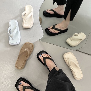 2021New Korean-Style Thick-Soled Flip-Flops