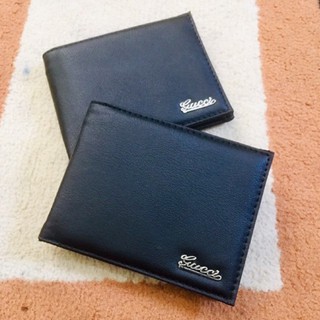 Black Synthetic Leather Matte Wallet for Men