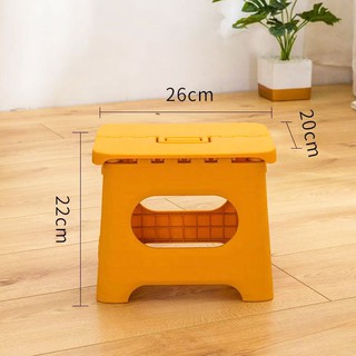 Durable Thick foldable stool portable small bench plastic stool for adult household outdoor chair (3)