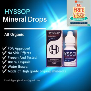 Original Hyssop Mineral Drops 15ml
