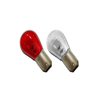 【Ready Stock】❀✐┅S25 1 PC HALOGEN BULB FOR MOTORCYCLE HEADLIGHT TAIL LIGHT S25 12V 21/5W RED/CLEAR