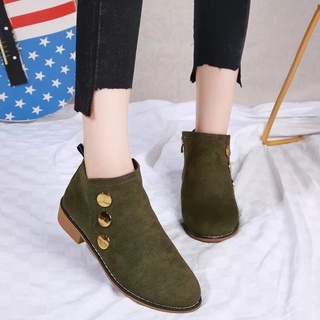 brown shoes✒✑2019 korean fashion boots