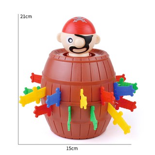 Gadget Funny Pirate Barrel Game Adult Novelty Kids Funny Child Tricky Jokes Lucky Stab Pop Up Toy